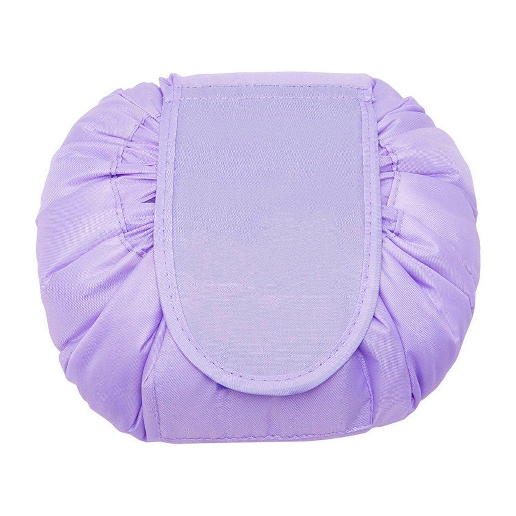 Gadget Gerbil Purple Animal Printing Large Capacity Drawstring Lazy Cosmetic Storage Bag