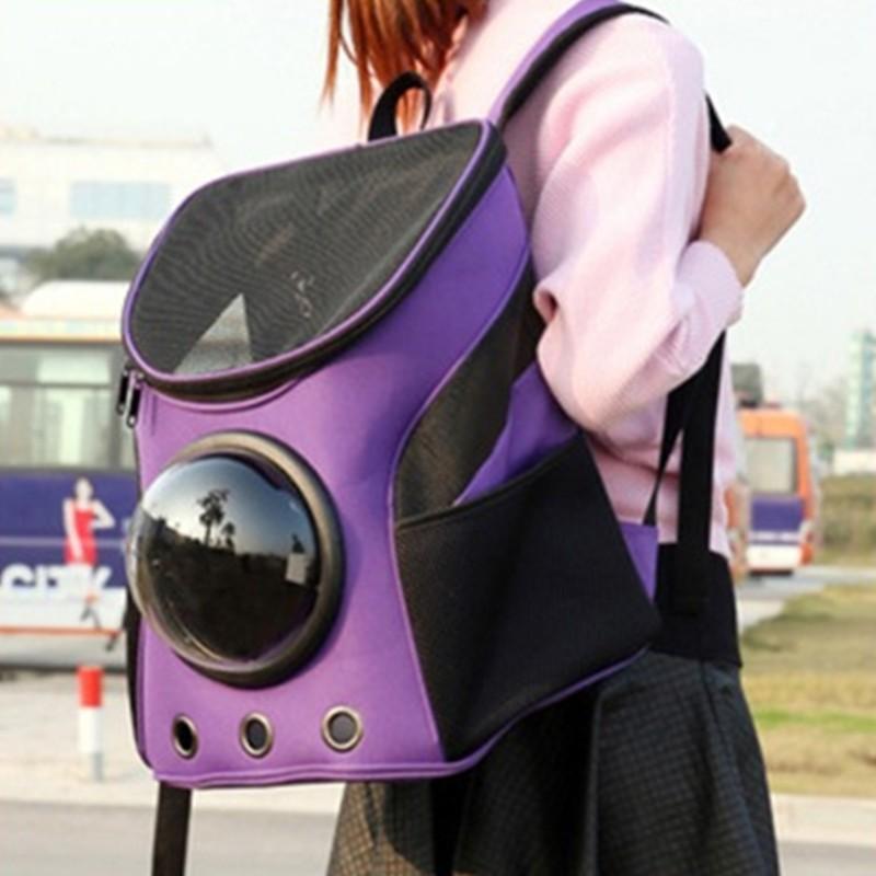 Gadget Gerbil Purple Cat Capsule Backpack