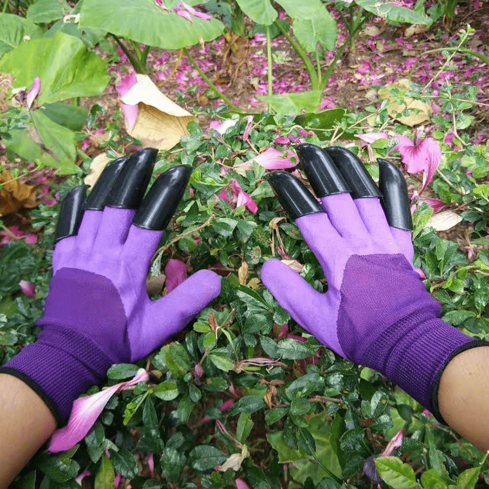 Gadget Gerbil Purple Claw Gardening Gloves