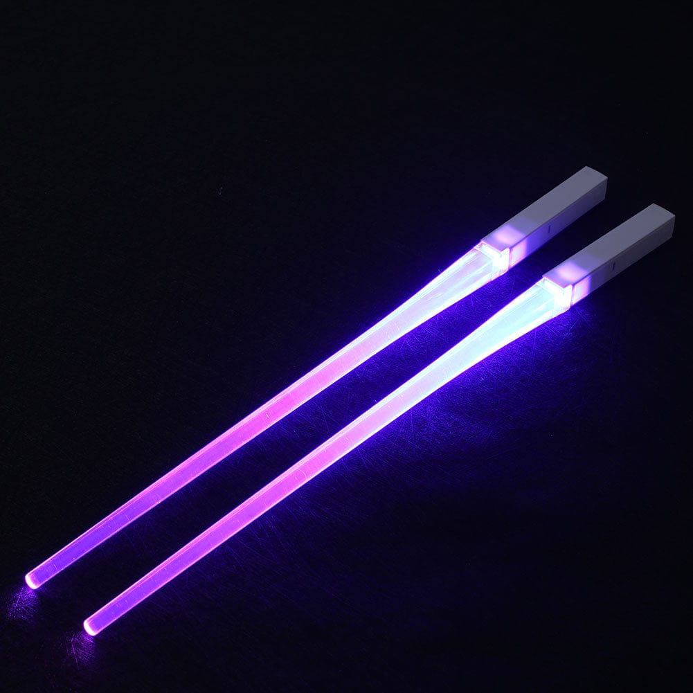 Gadget Gerbil Purple LED Glowing Chopsticks