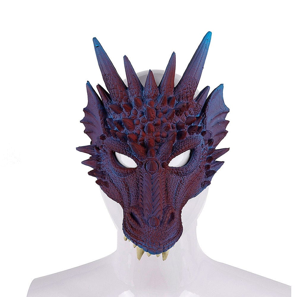 Gadget Gerbil Purple Party PU Foam 3D Animal Dragon Mask