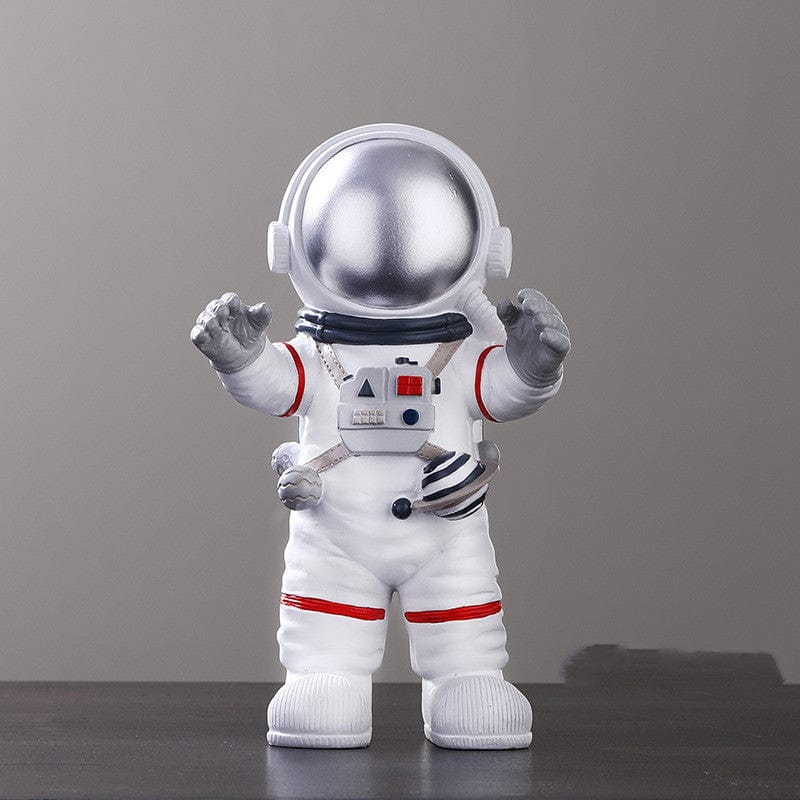 Gadget Gerbil Reach for silver Astronaut Posing Figurine