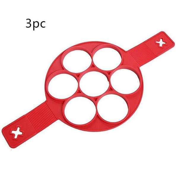 Gadget Gerbil Red / 3pc Nonstick Pancake Maker