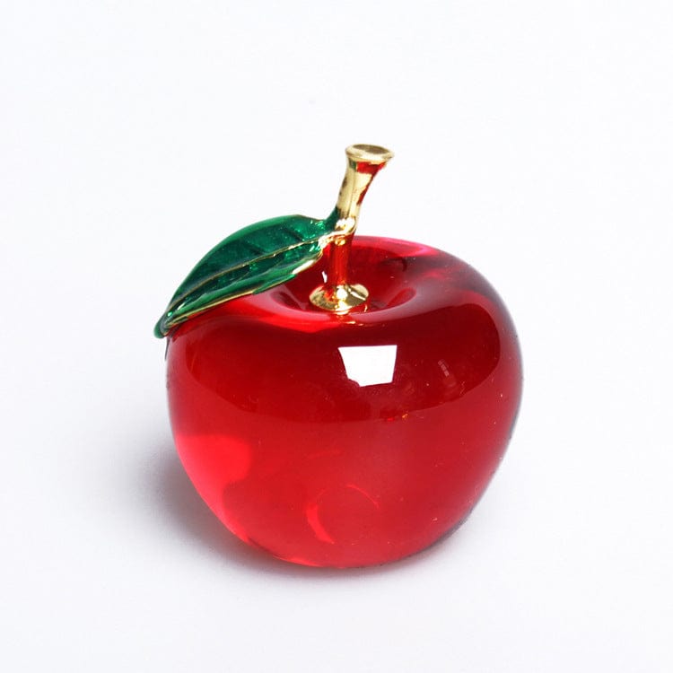 Gadget Gerbil Red / 50mm Apple Shaped Crystal Quartz