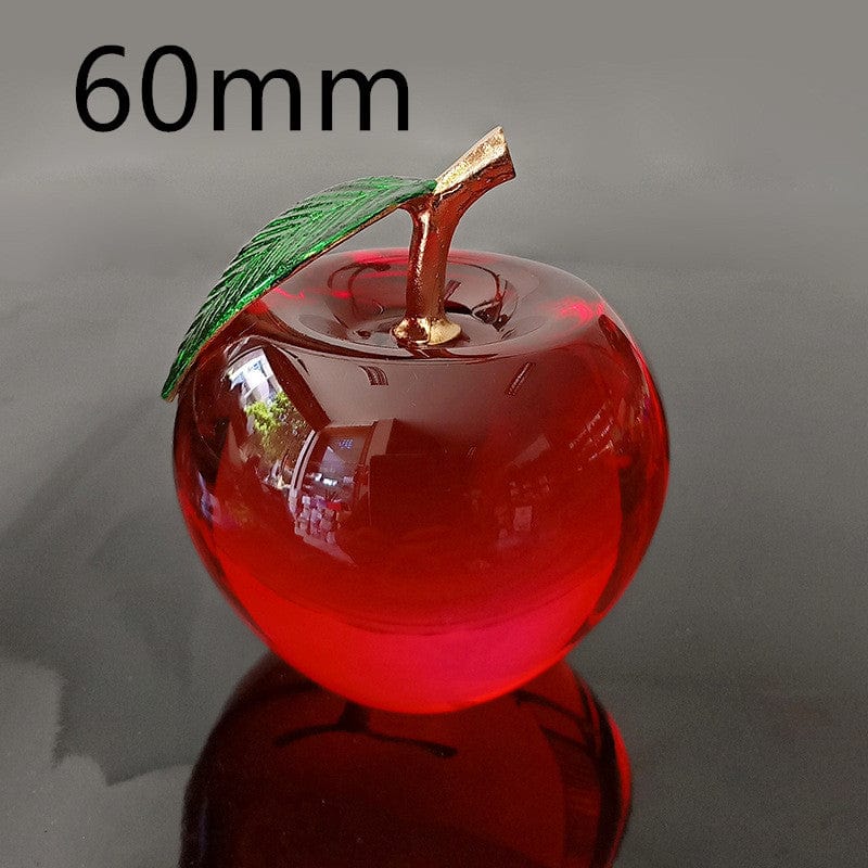 Gadget Gerbil Red / 60mm Apple Shaped Crystal Quartz