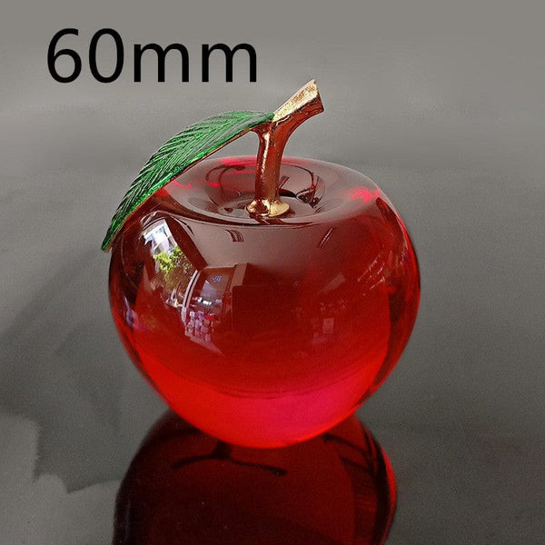 Gadget Gerbil Red / 60mm Apple Shaped Crystal Quartz