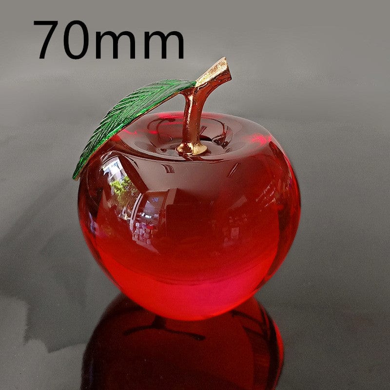 Gadget Gerbil Red / 70mm Apple Shaped Crystal Quartz