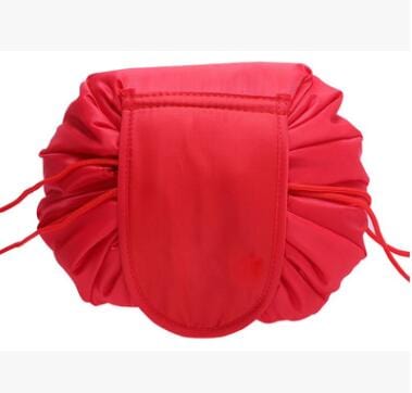 Gadget Gerbil Red Animal Printing Large Capacity Drawstring Lazy Cosmetic Storage Bag