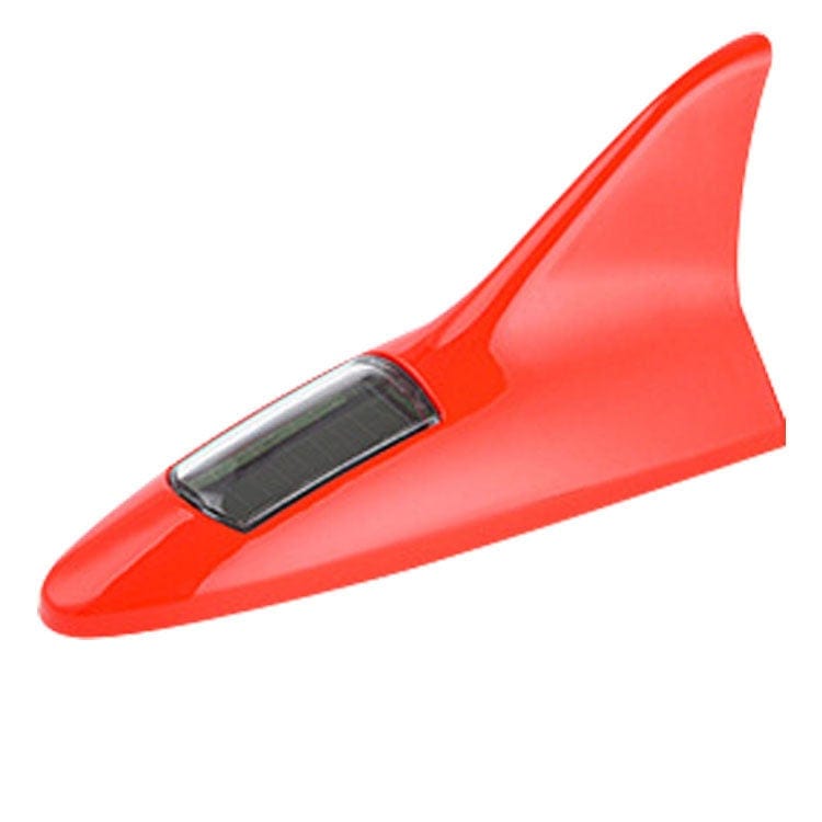 Gadget Gerbil Red Car Solar Shark Fin LED Emergency Light