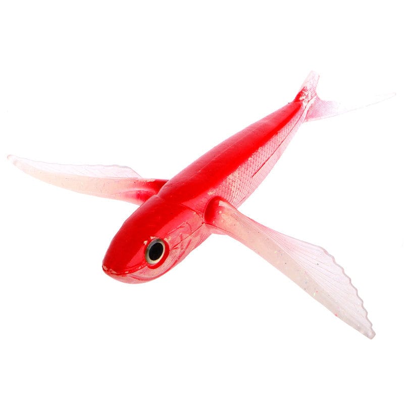 Gadget Gerbil Red Flying Fish Shaped Fishing Lure