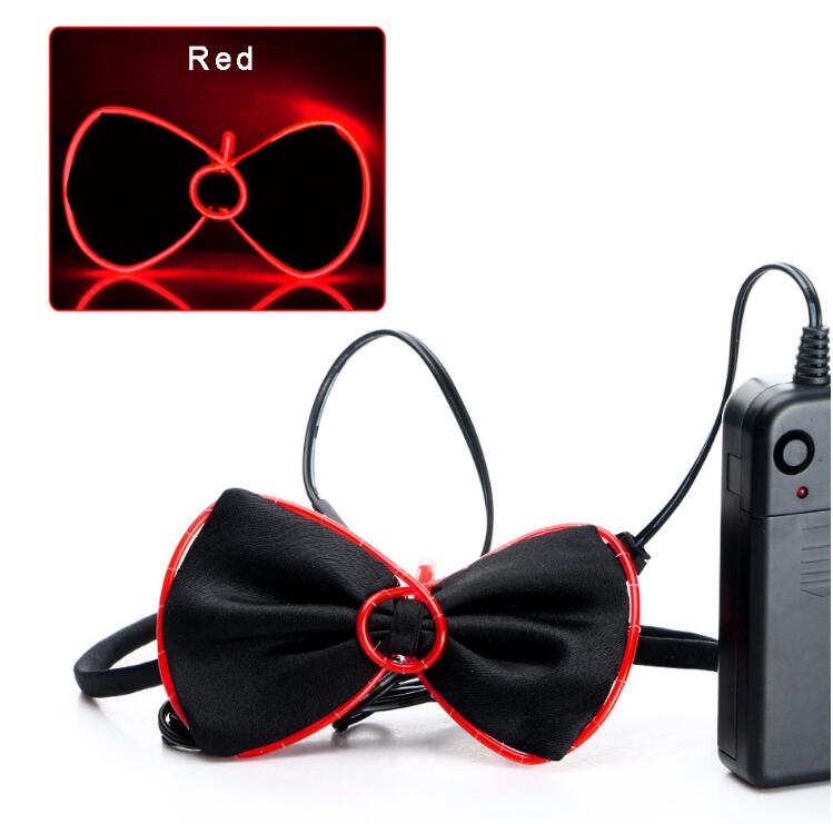 Gadget Gerbil Red LED Bow Tie