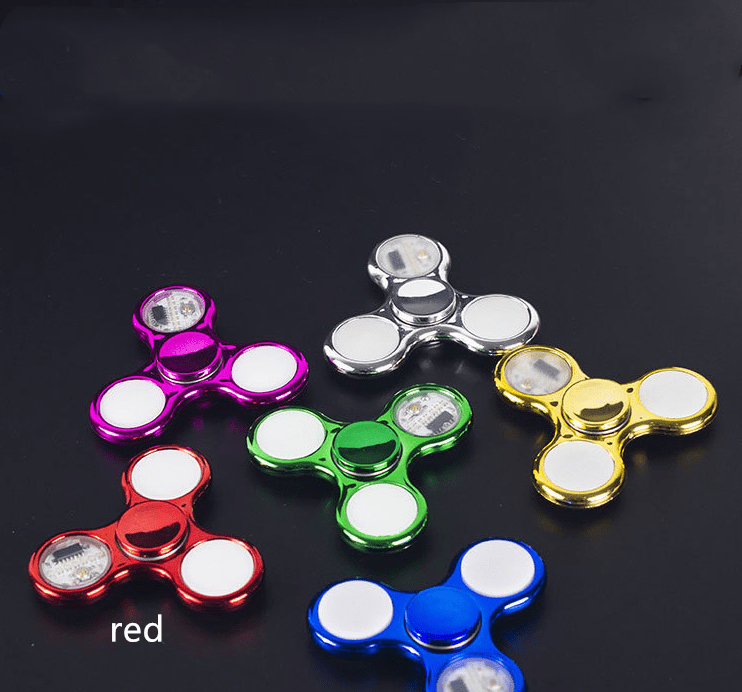 Gadget Gerbil Red Luminous LED Light Fidget Spinner