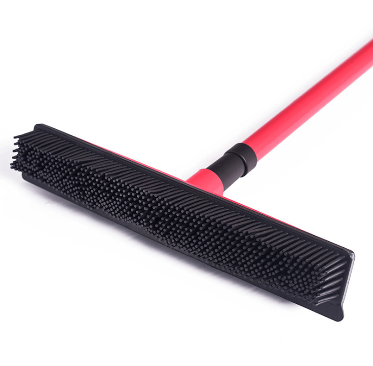 Gadget Gerbil Red Rubber Pet Hair Broom