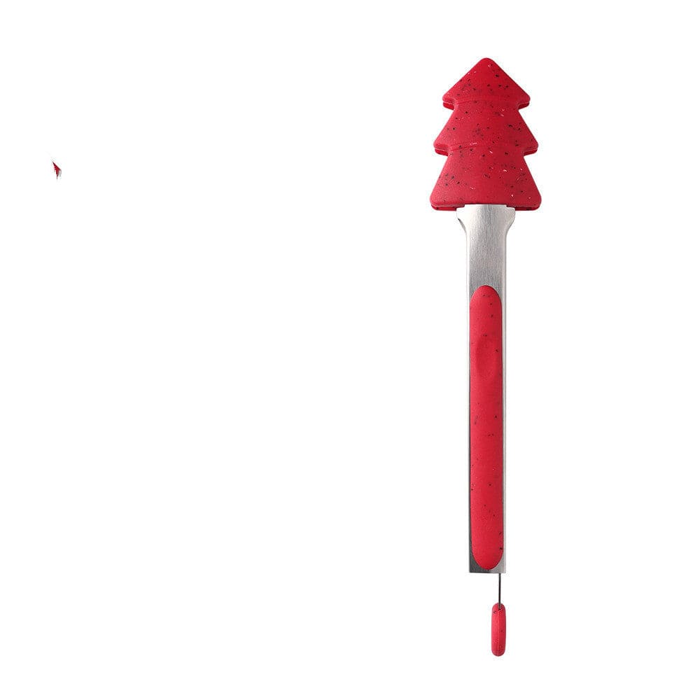 Gadget Gerbil Red Silicone Christmas Tree Tongs