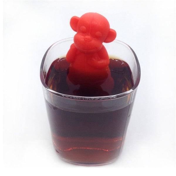 Gadget Gerbil Red Silicone Monkey Tea Infuser