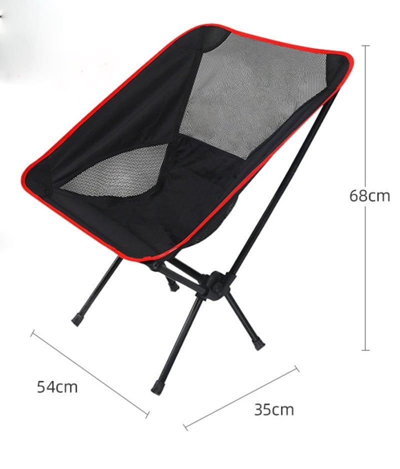 Gadget Gerbil Red Ultralight Portable Folding Chair