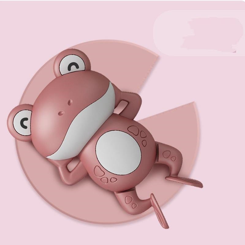Gadget Gerbil Red Wind Up Frog Bath Toy
