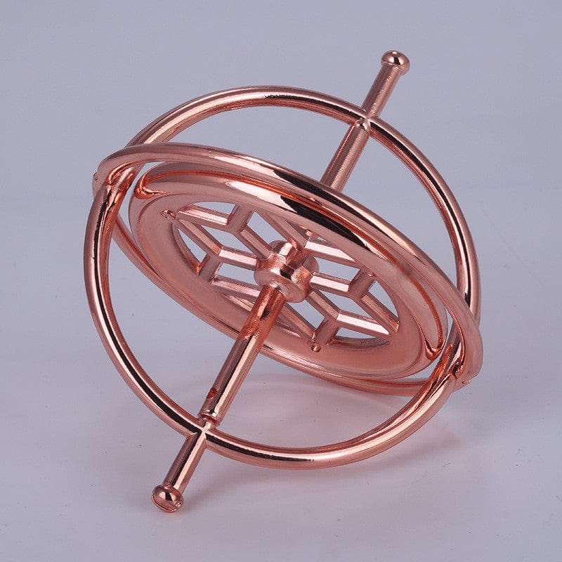 Gadget Gerbil Rose Gold / First generation gyroscope Scientific Educational Metal Finger Gyroscope