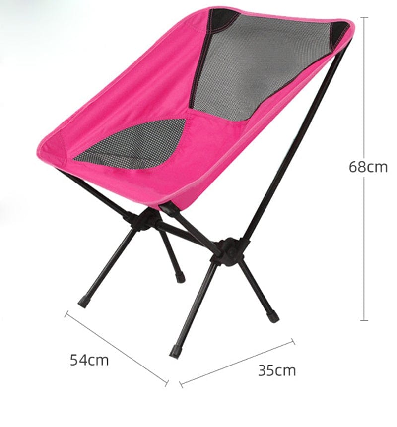 Gadget Gerbil Rose Red Ultralight Portable Folding Chair