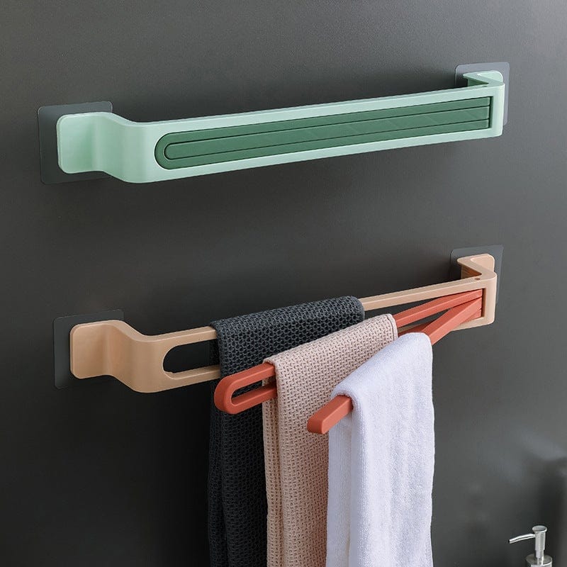Gadget Gerbil Rotatable Non-porous Towel Rack