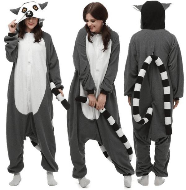 Gadget Gerbil S Adult Lemur Onesie Pajamas