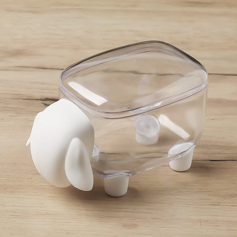 Gadget Gerbil Sheep white Sheep Shaped Toothpick Cotton Swab Container