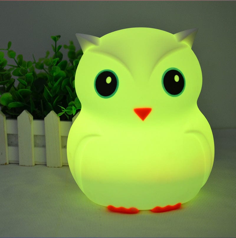 Gadget Gerbil Silicone LED Owl Night Light