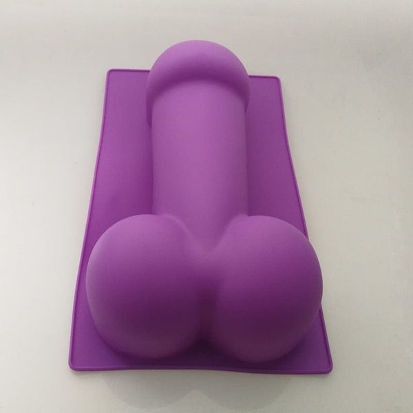 Gadget Gerbil Silicone Penis Shaped Baking Mold