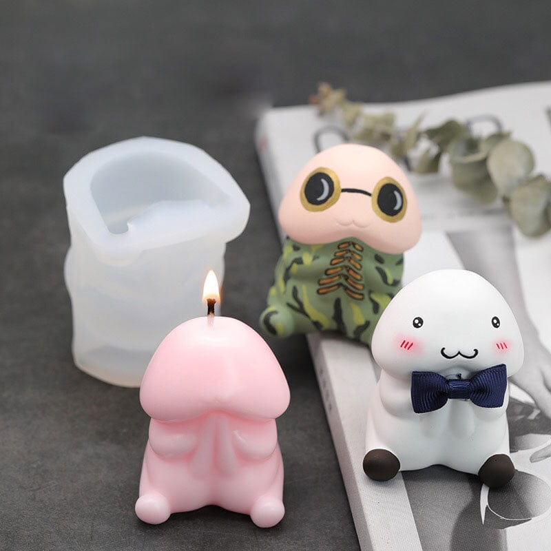 Gadget Gerbil Silicone Small Penis Candle Mold