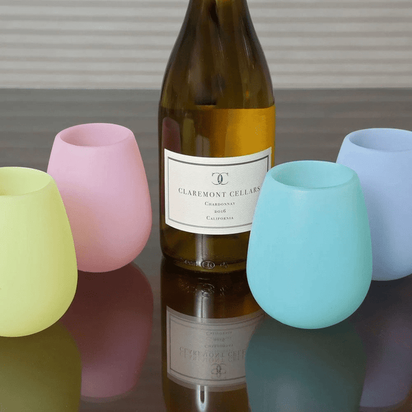 Gadget Gerbil Silicone Stemless Wine Glasses
