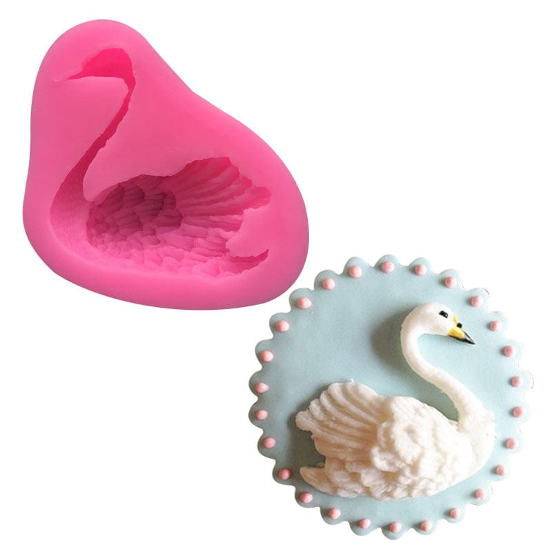 Gadget Gerbil Silicone Swan Shaped Baking Mold