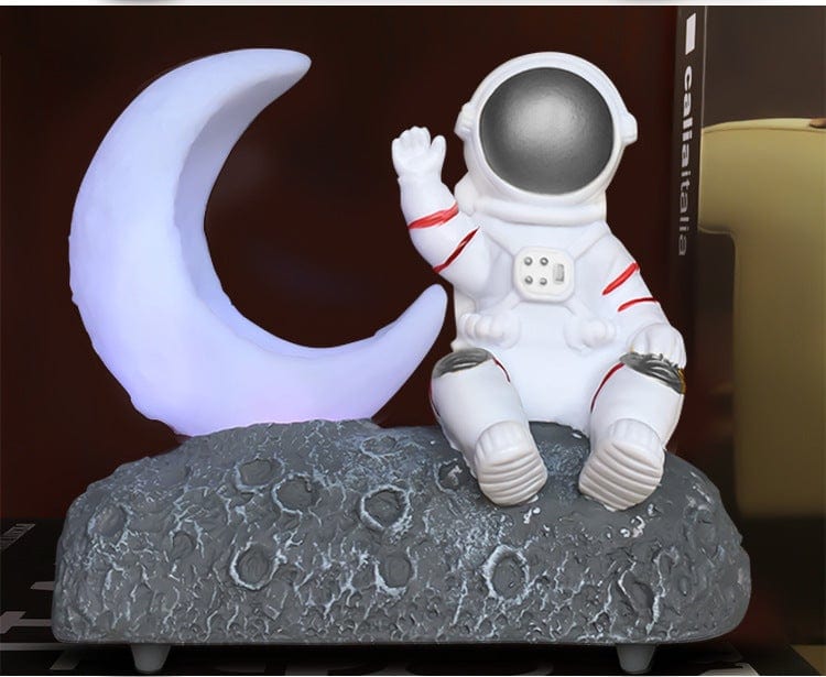 Gadget Gerbil Silver Astronaut Moon Speaker