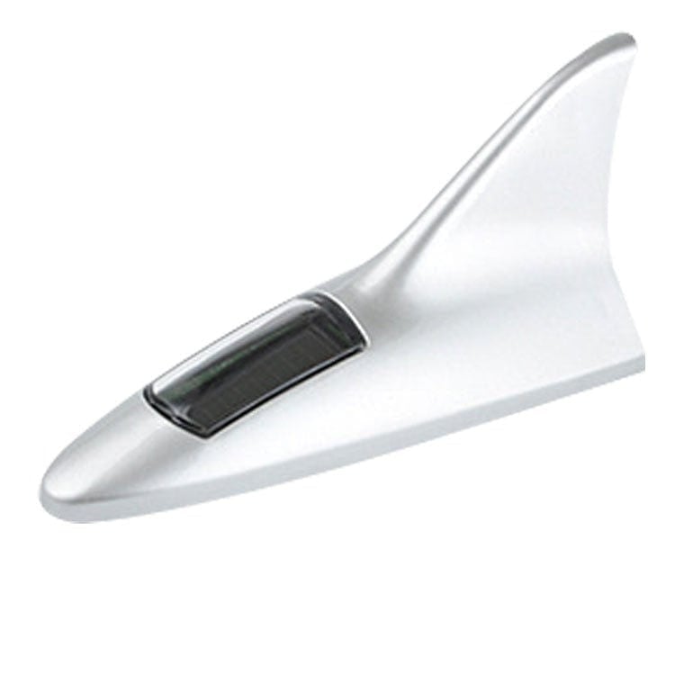 Gadget Gerbil Silver Car Solar Shark Fin LED Emergency Light