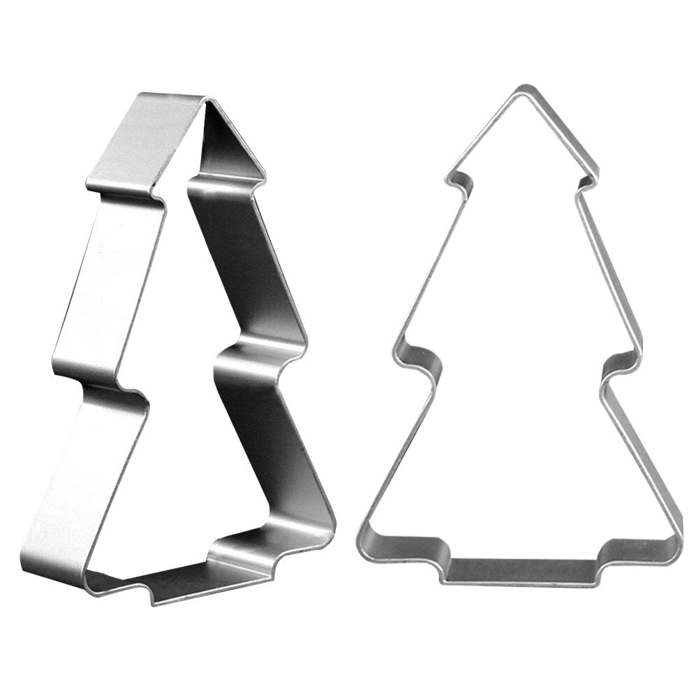 Gadget Gerbil Silver Cartoon cute christmas tree cookie mold