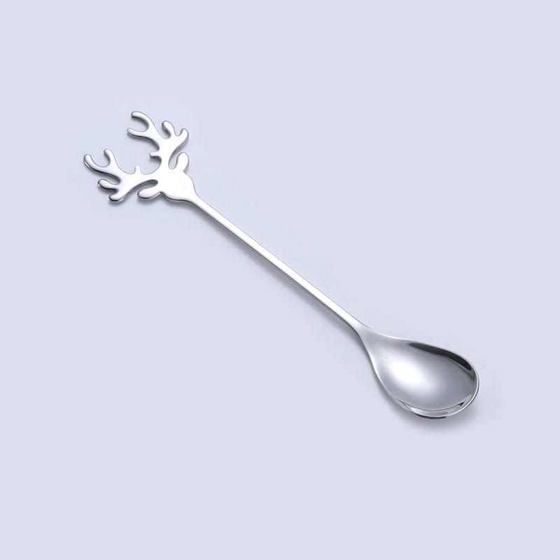 Gadget Gerbil Silver Stainless Steel Elk Coffee Spoon