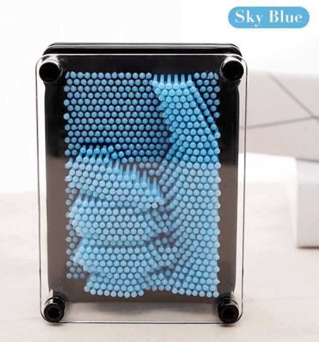 Gadget Gerbil Sky Blue / 12X17CM Pin Point Impression 3D Sculpture Frame