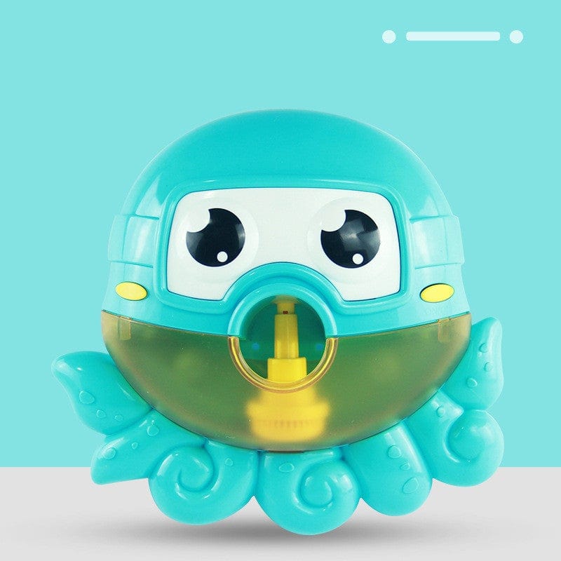 Gadget Gerbil Sky Blue Bubble Blowing Octopus Music Bath Toy