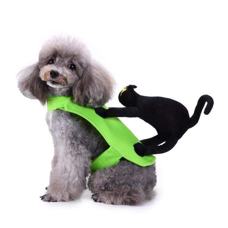 Gadget Gerbil Small Black Cat On My Back Dog Costume