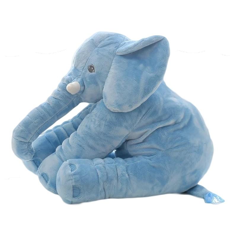 Gadget Gerbil Small / Blue Stuffed Elephant Plush Pillow