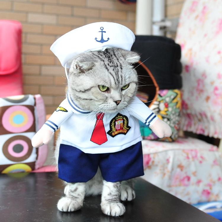 Gadget Gerbil Small Sailor Cat Costume
