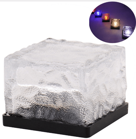 Gadget Gerbil Solar Powered LED Frosted Ice Cube Lights