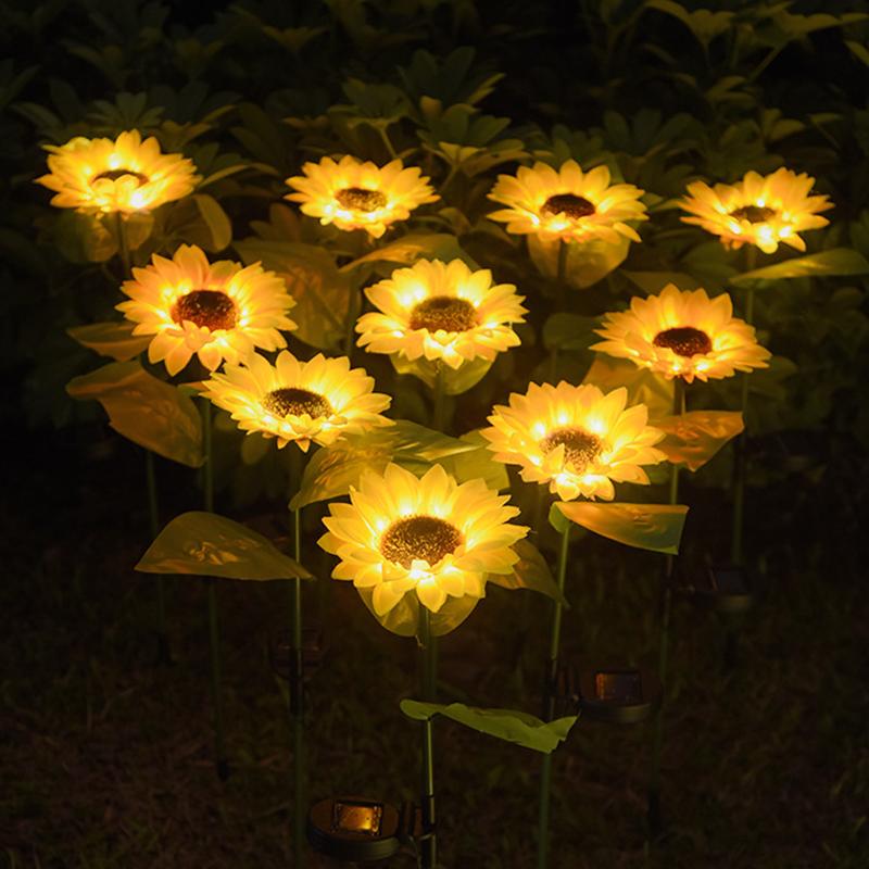 Gadget Gerbil Solar Powered Sunflower Lights