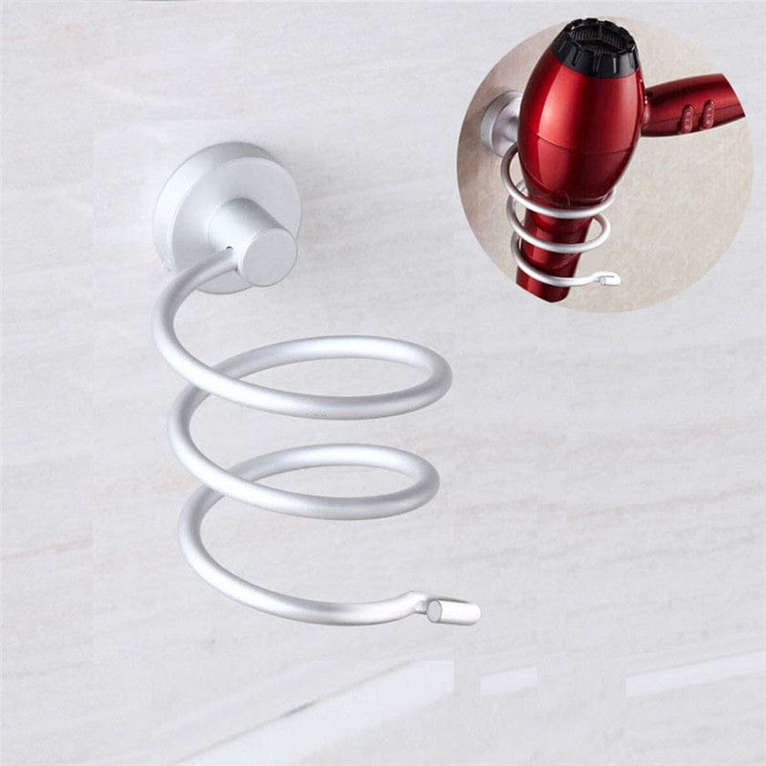 Gadget Gerbil Spiraling Aluminum Hair Dryer Rack