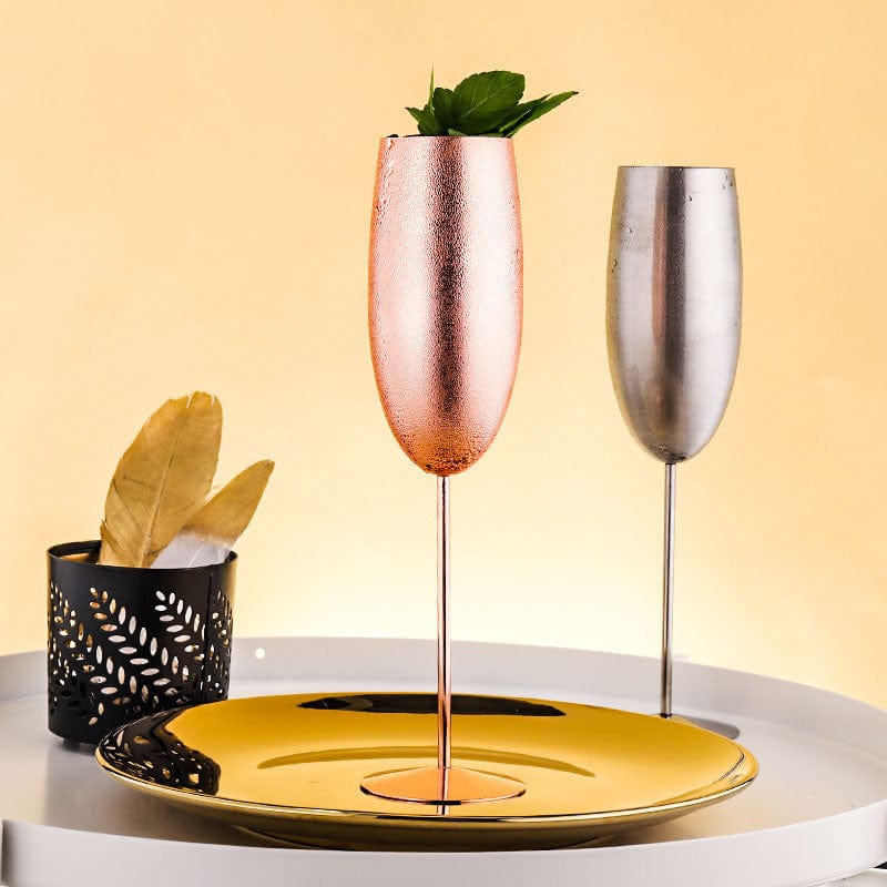 Gadget Gerbil Stainless Steel Champagne Glass Goblet