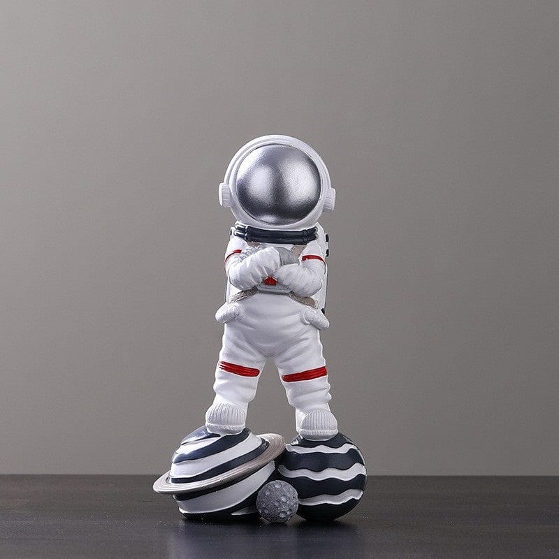 Gadget Gerbil Standing star silver Astronaut Posing Figurine