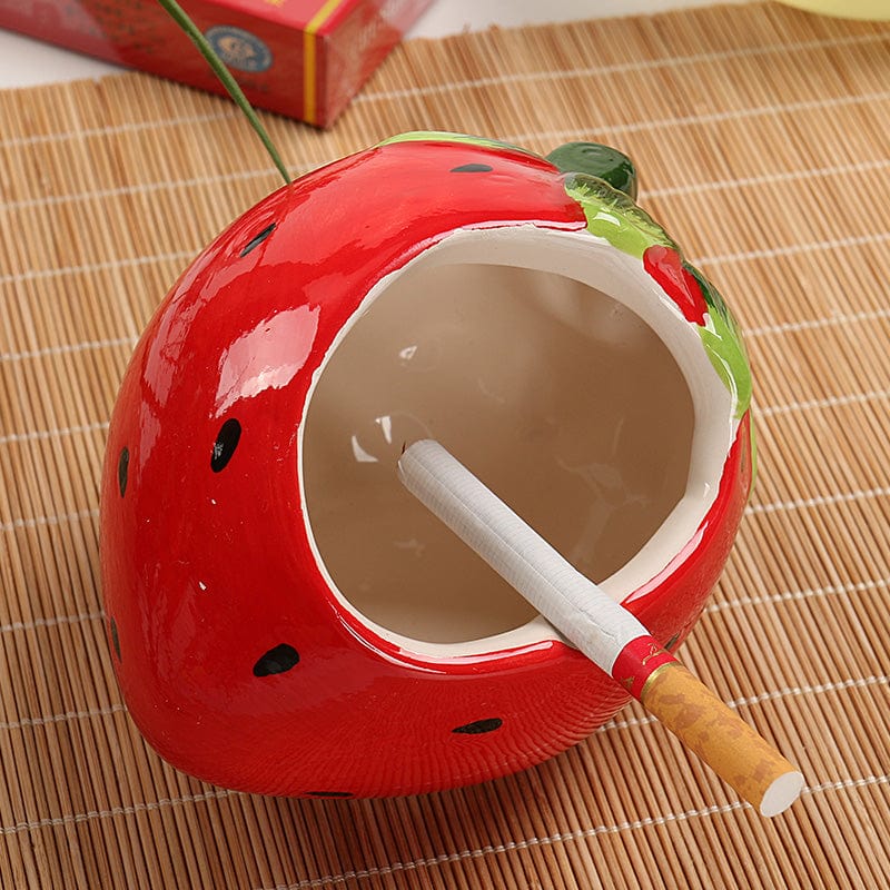 Gadget Gerbil Strawberry Ceramic Ashtray