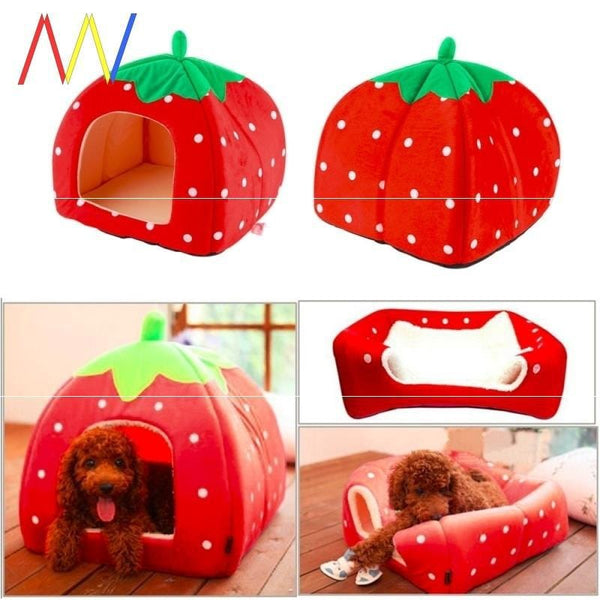 Gadget Gerbil Strawberry / S Pineapple Pet Bed