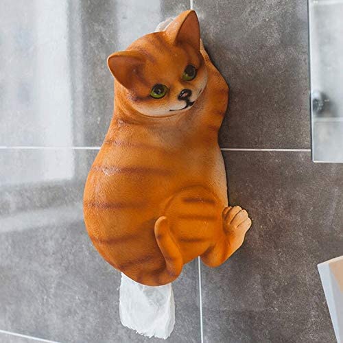 Gadget Gerbil Style 2 Cat Toilet Paper Holder