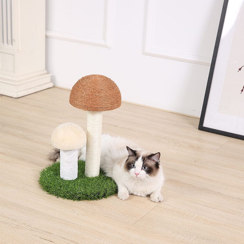 Gadget Gerbil Style 2 Mushroom Shaped Cat Scratching Posts