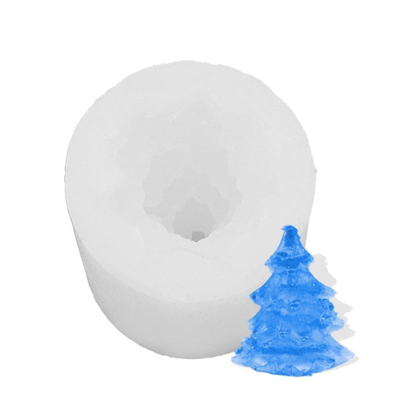 Gadget Gerbil Style 4 Silicone Christmas Tree Candle Mold